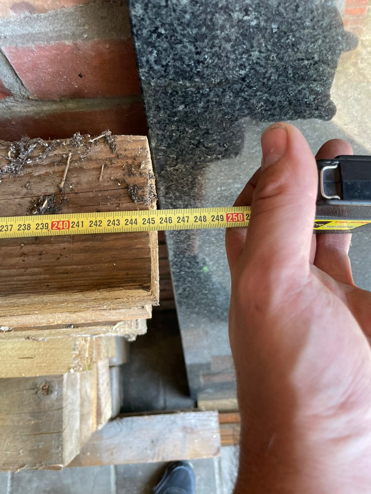 7 Houten balken, Ophalen of Verzenden, Zo goed als nieuw, 250 tot 300 cm, 50 mm of meer