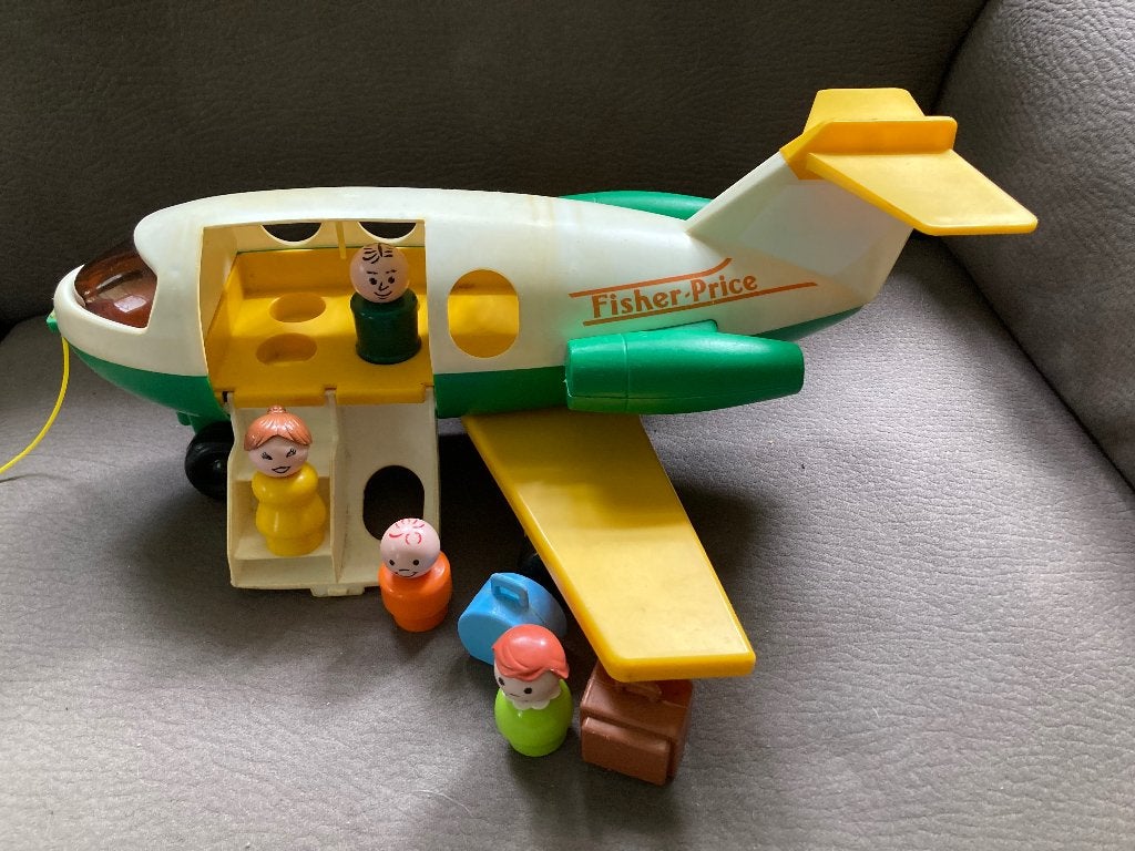 Vliegtuig van Fisher Price, Ophalen of Verzenden, Zo goed als nieuw, Auto of Voertuig