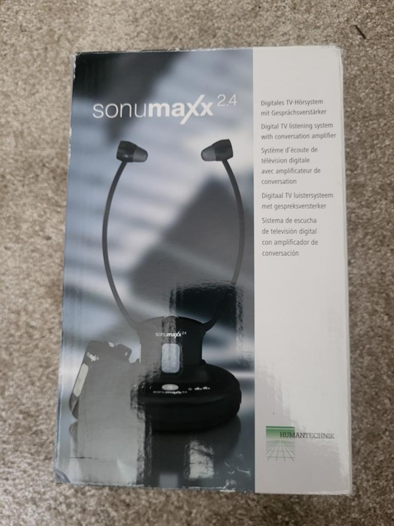 Sonumaxx 2.4 draadloos koptelefoon., Ophalen of Verzenden, Gebruikt, Overige merken, Draadloos