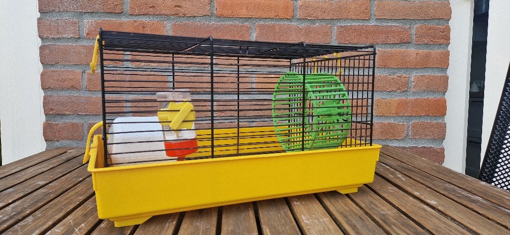 Kleine knaagdierkooi inclusief accessoires, Kooi, Gebruikt, Minder dan 75 cm, Muis