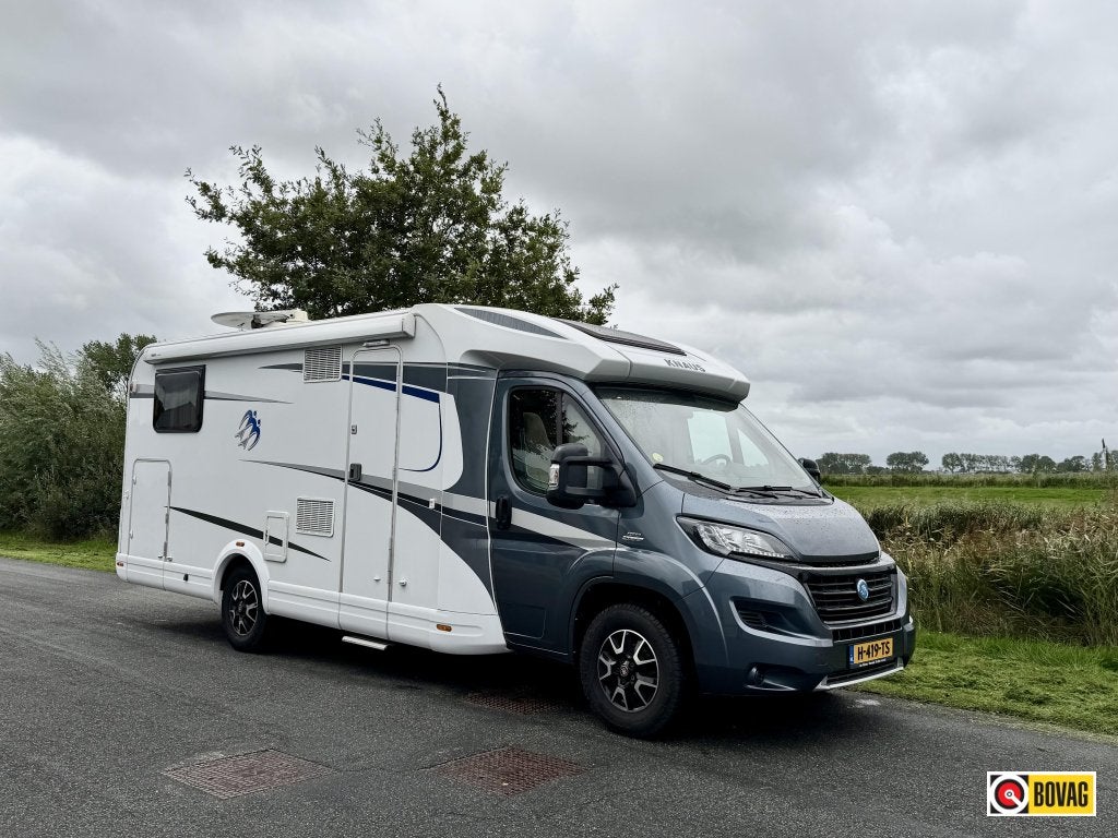 Knaus Sky TI 700 MEG - Enkele Bedden, Caravans en Kamperen, Automaat, Ringverwarming, Fiat, Boiler