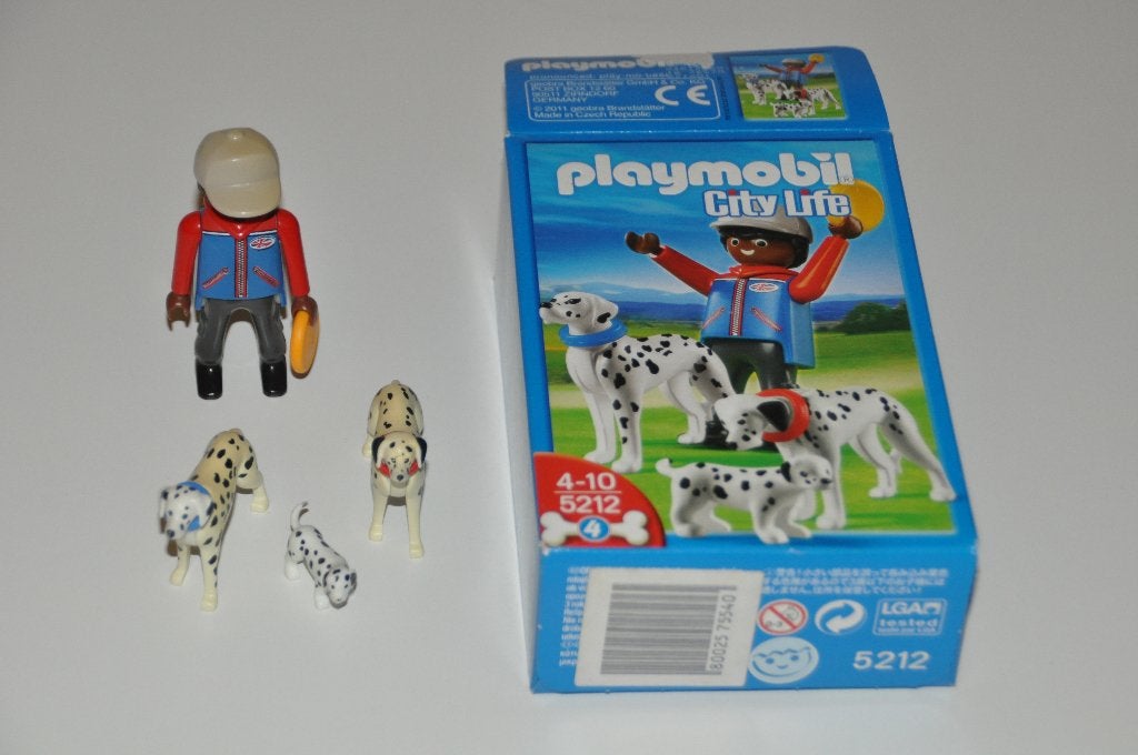 Playmobil 5212 Dalmatiër honden familie, Ophalen, Zo goed als nieuw