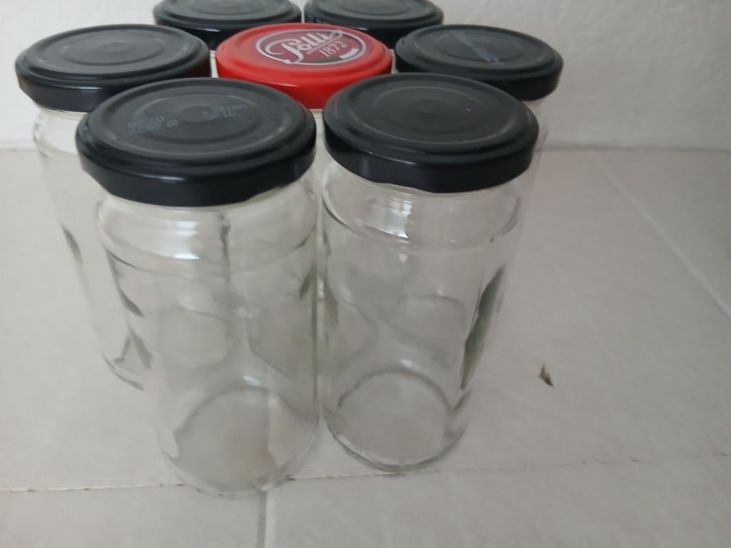 Glazen potjes, Huis en Inrichting, Keuken | Potten en Pannen, Ophalen, Glas, Pot, Bus of Blik