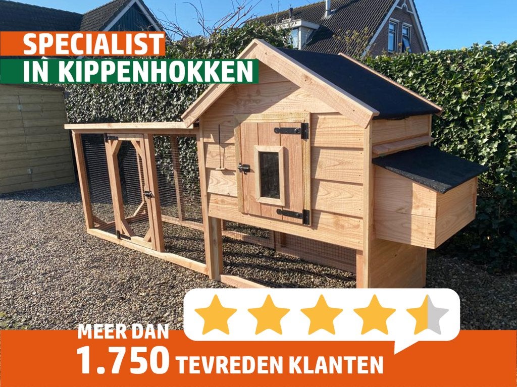 Kippenhok Elst XL Douglas | Duurzame materialen, Ophalen of Verzenden, Nieuw, Kippenhok of Kippenren