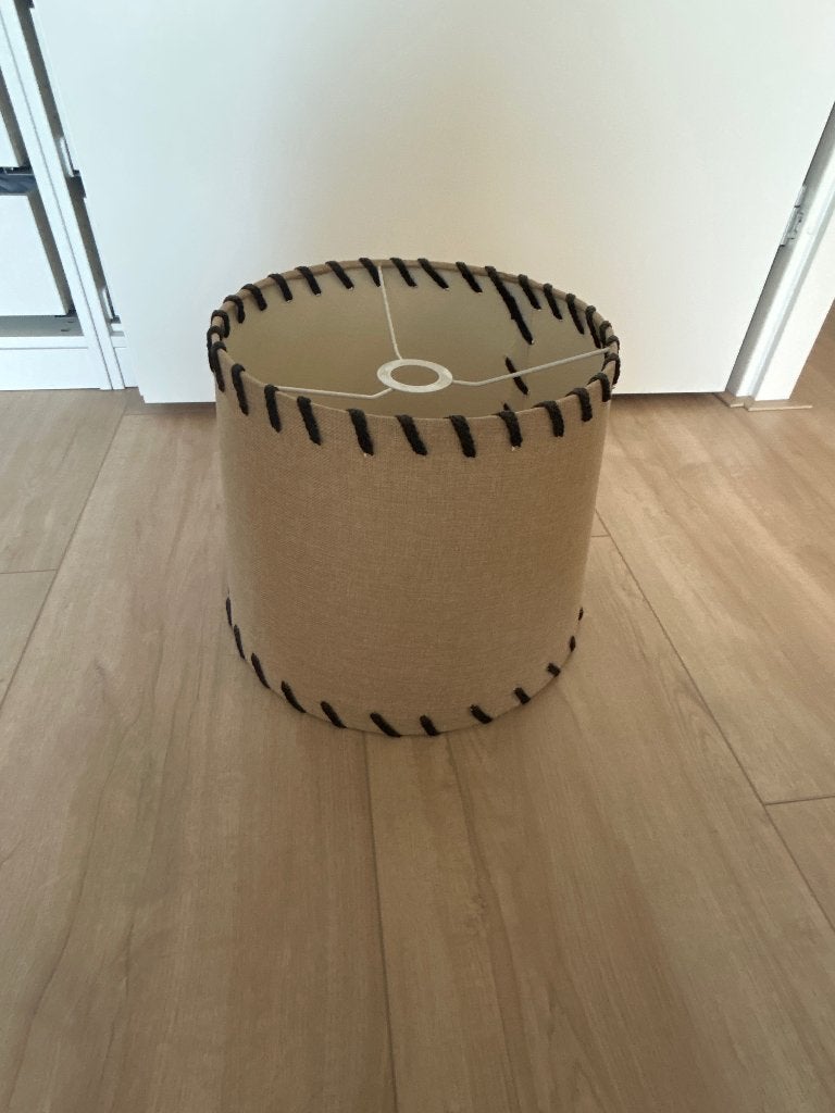 Lampenkap gratis, Beige, Rond, 30 cm, 32 cm
