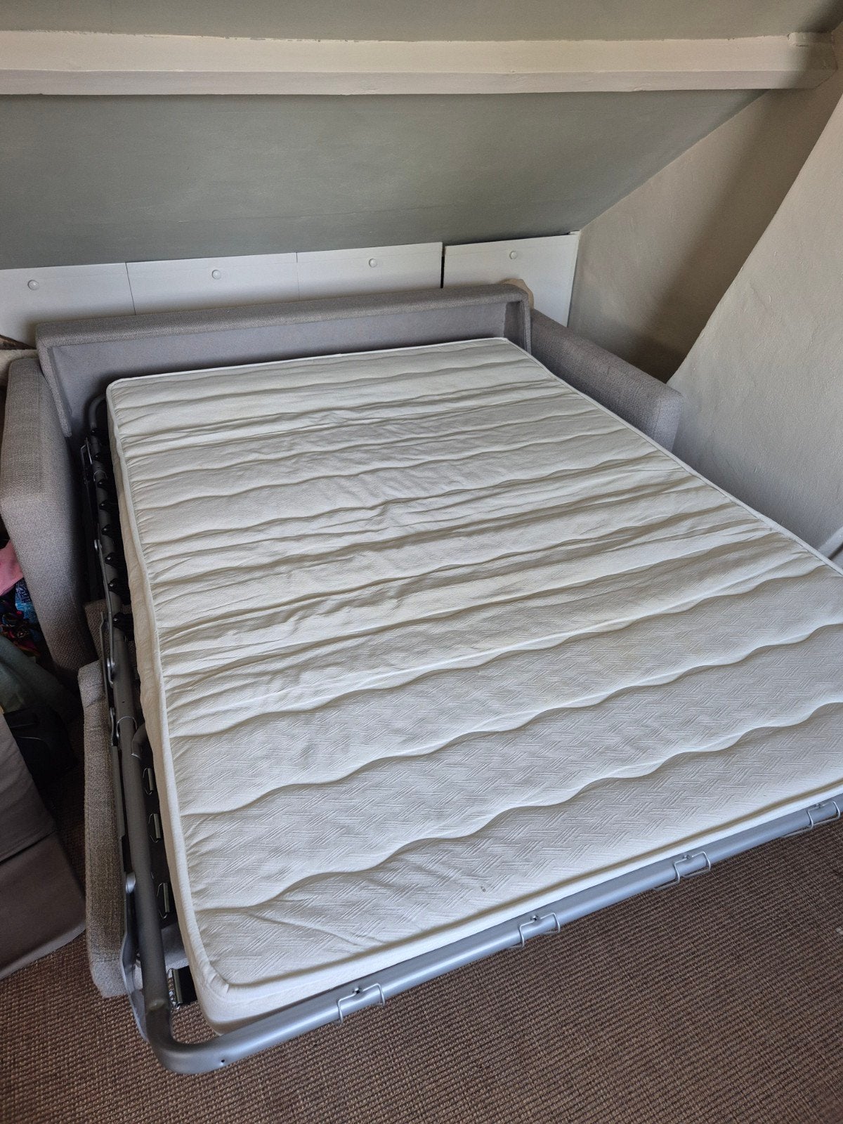 Comfortabele design slaapbank, 200 x 150, Ophalen, Gebruikt, Tweepersoons, 140 cm