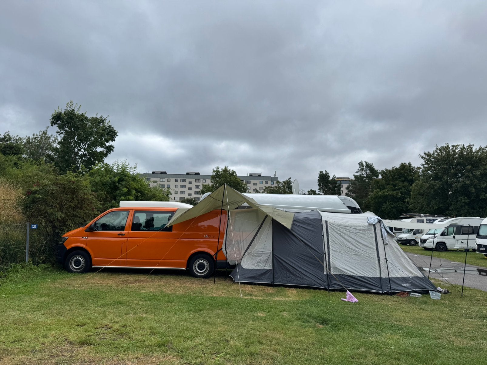 Skandika Pitea XL Up autotent, Ophalen of Verzenden, Zo goed als nieuw, Tot en met 4