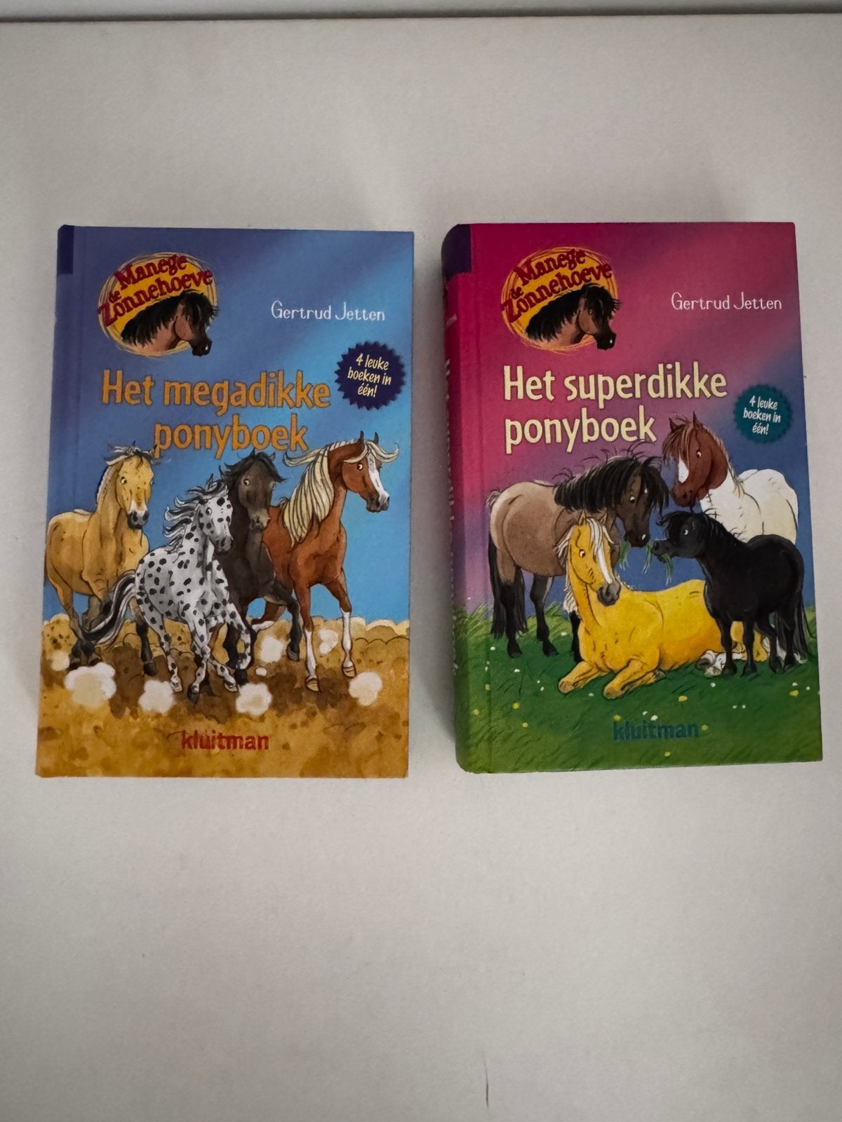 Het megadikke ponyboek + het super dikkeponyboek, Fictie algemeen, Ophalen of Verzenden, Zo goed als nieuw, Gertrud Jetten