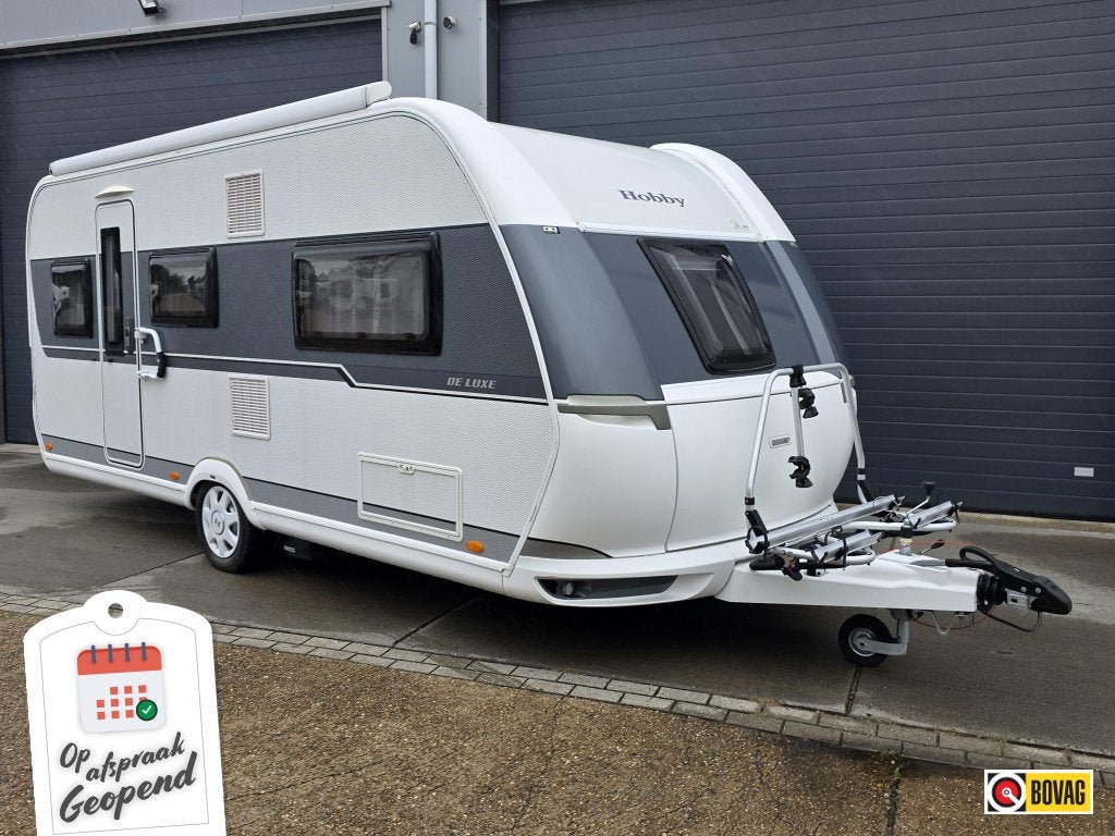 Hobby De Luxe 490 UL incl Bovag beurt/garantie, Caravans en Kamperen, Rondzit, Hobby, Bedrijf, 4 tot 5 meter
