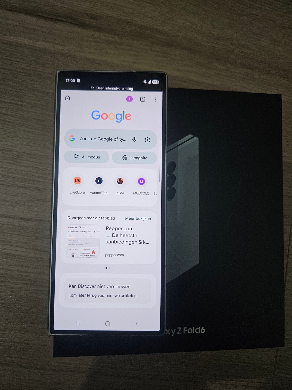 Samsung Galaxy Z Fold 6 Nieuwstaat incl. garantie, Telecommunicatie, Ophalen