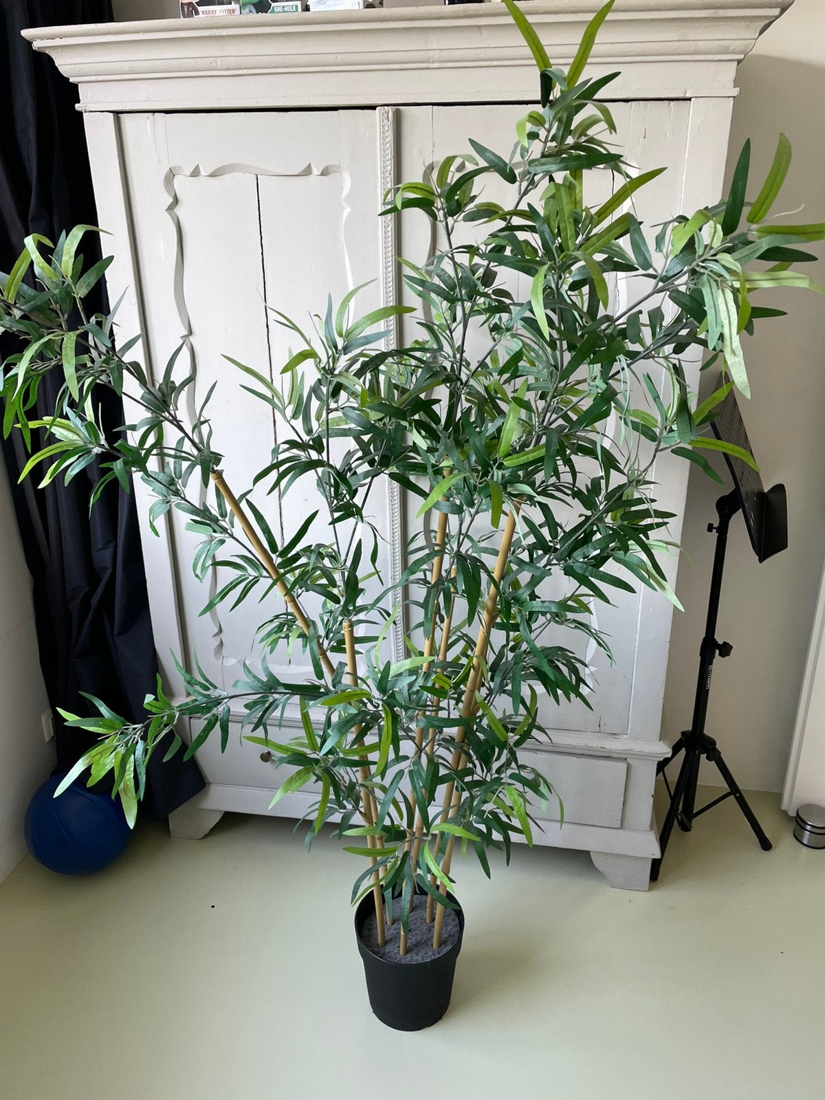 Twee Ikea FEJKA Kunstplant, binnen/buiten/bamboe, Ophalen, 160 cm, Kunstplant, Kunststof
