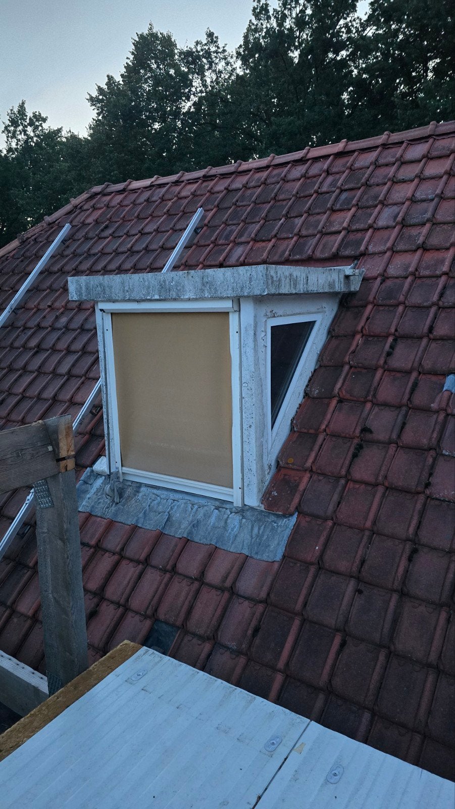 Dak kapel met dubbelglas, Ophalen, Gebruikt, 80 tot 120 cm, 80 tot 120 cm