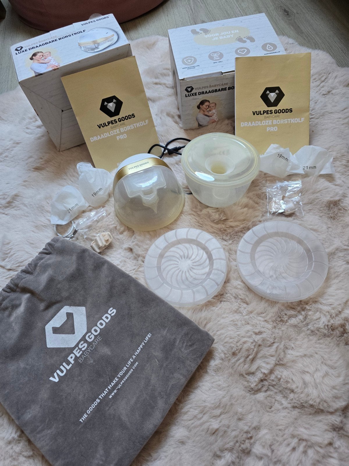 Dubbele Draadloze Borstkolf Vulpes Goods Pro, Ophalen of Verzenden, Draadloos, Borstkolf, Overige merken