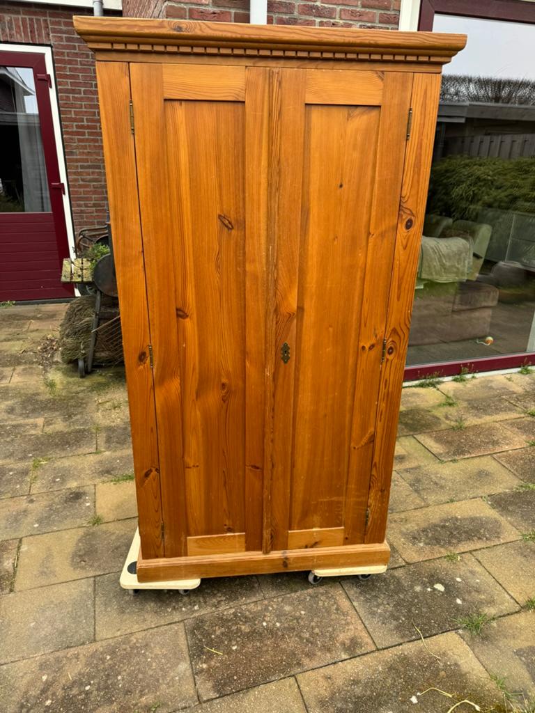 Computerkast, Gebruikt, 70 tot 120 cm, Teakhout, Ophalen of Verzenden