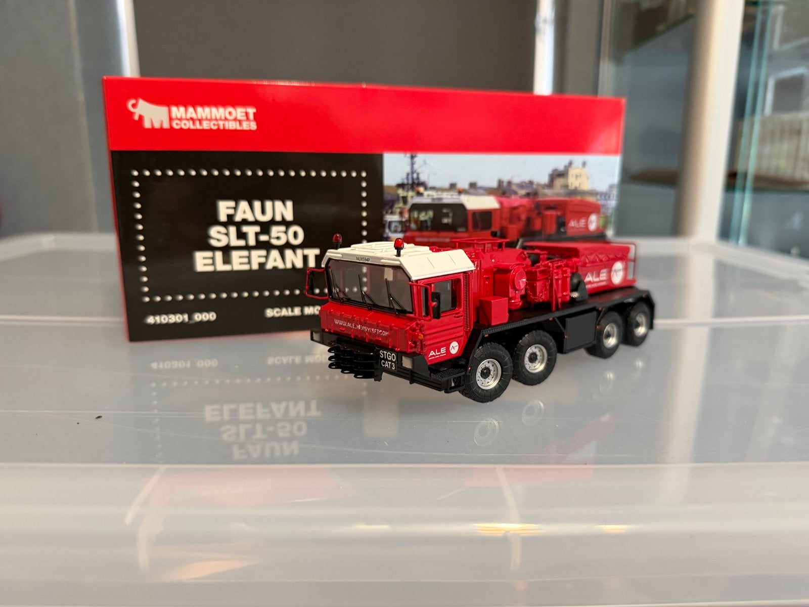 Mammoet ALE FAUN SLT-50 Elefant Kranlab model, Hobby en Vrije tijd, Ophalen of Verzenden, Zo goed als nieuw, Overige merken
