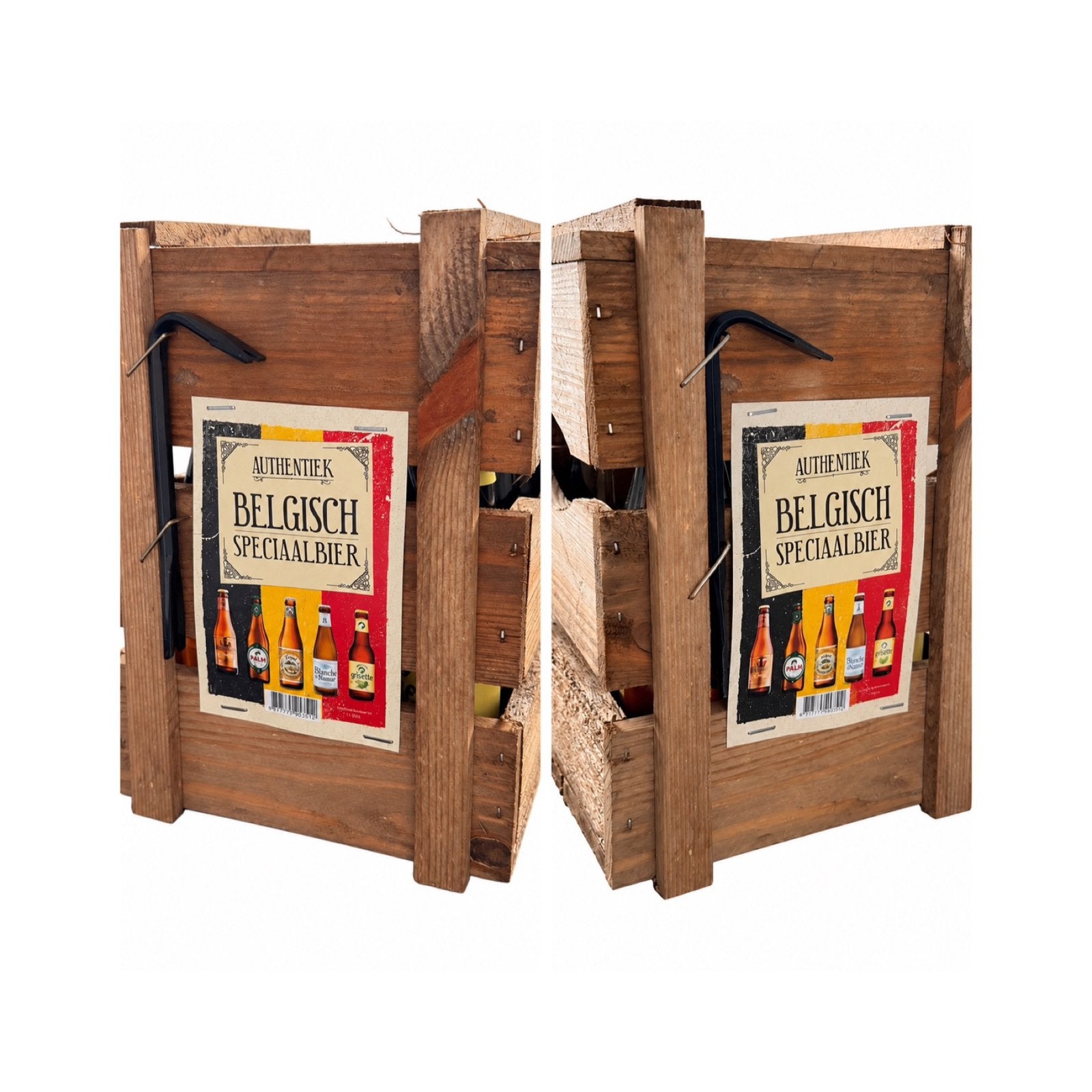 2x Bierkrat met 5 authentieke Belgische speciaalbieren, Verzamelen, Ophalen of Verzenden, Nieuw, Flesje(s)