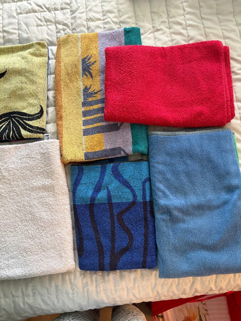 6 badlakens, Ophalen of Verzenden, Gebruikt, Overige typen