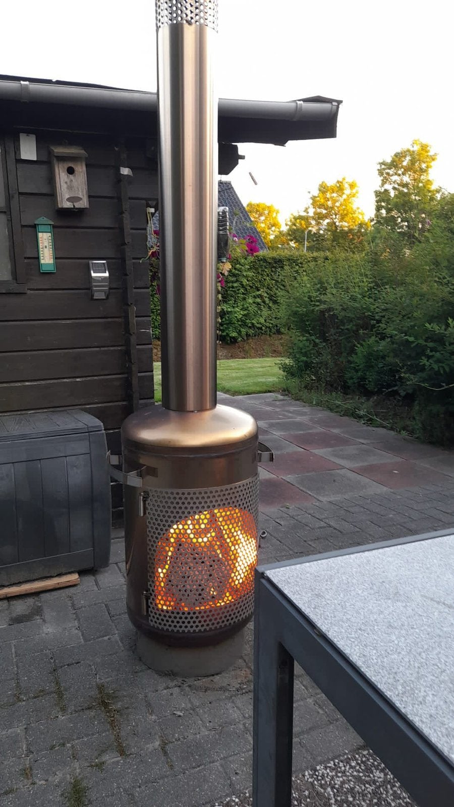 terraskachel terrashaard buitenhaard buitenkachel tuinkachel, Ophalen of Verzenden, Nieuw, Vrijstaande haard, Houthaard