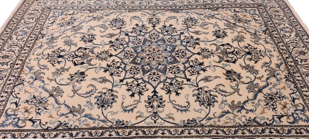 Perzisch tapijt Nain 232 x 160 kleed/vloerkleed/korting 35%, Www.simatapijten.nl, 150 tot 200 cm, Ophalen of Verzenden, Info@simatapijten.nl