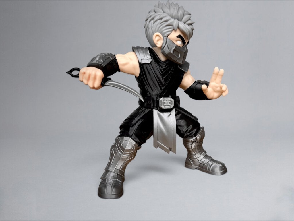 Smoke Figurine – Mortal Kombat – 31 cm – Fan Collectible, Ophalen of Verzenden, Nieuw, Fantasy