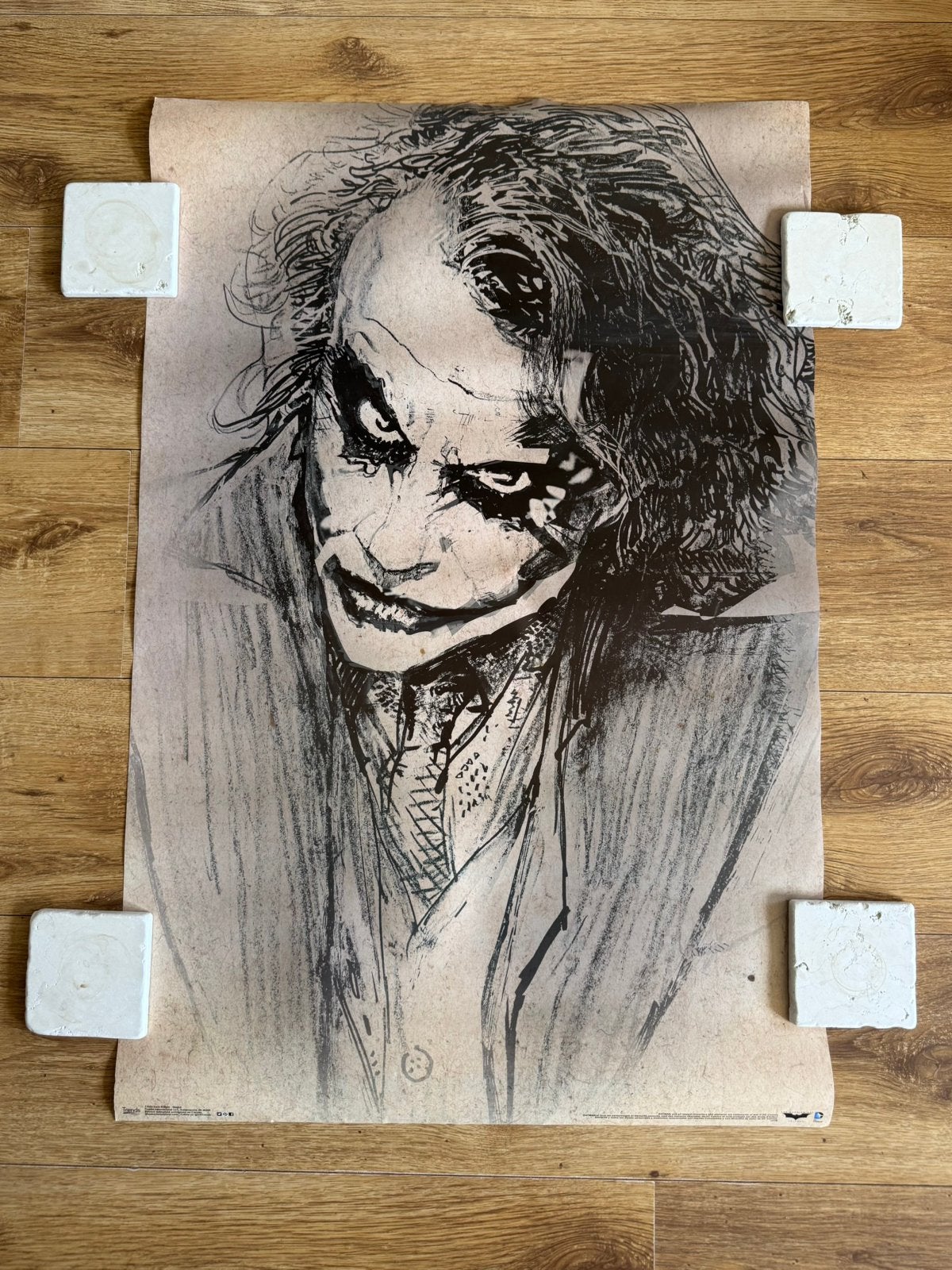 Poster Dark Knight Sketch 86x57 cm, Ophalen of Verzenden