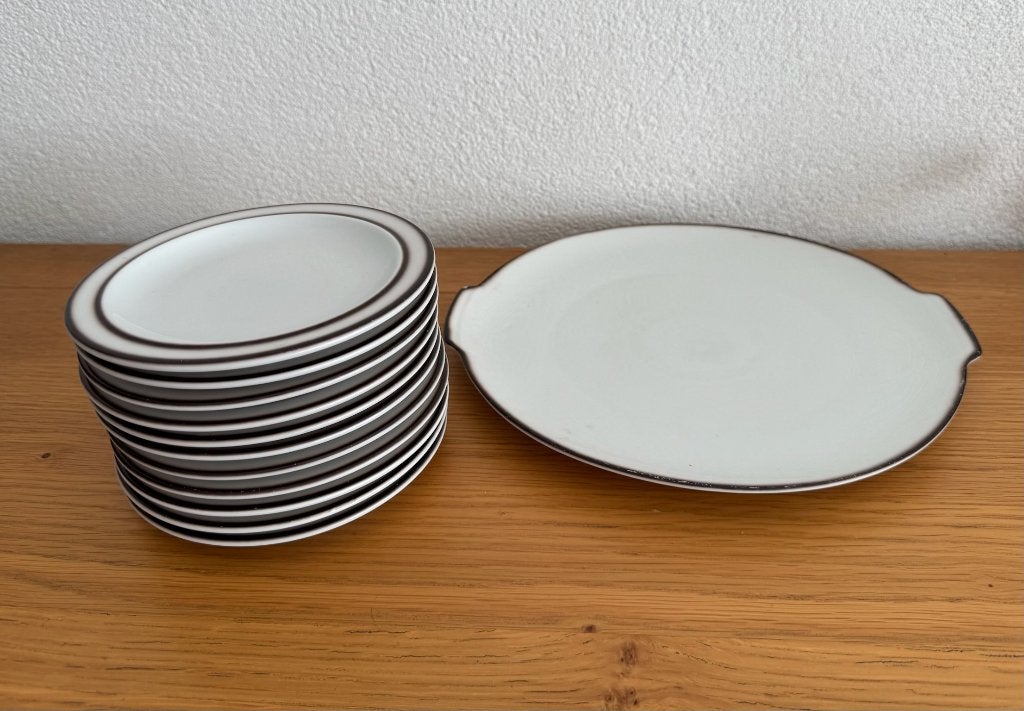 Servies Thomas Germany 62 delig, wit porselein, Ophalen, Overige merken, Vintage, Zo goed als nieuw