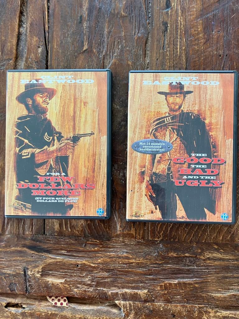 The Good, the Bad and the Ugly & For a Few Dollars More DVD, Ophalen of Verzenden, Zo goed als nieuw