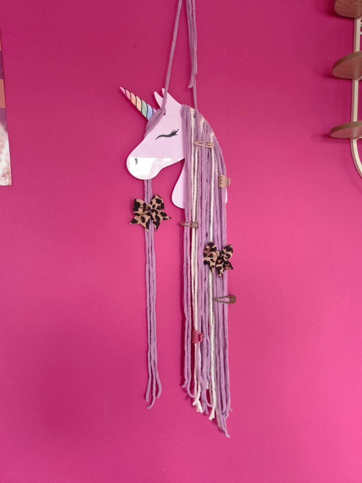 Handgemaakte Unicorn Haarspeldjes Hanger – Opberger, Ophalen of Verzenden, Nieuw, Handgemaakt