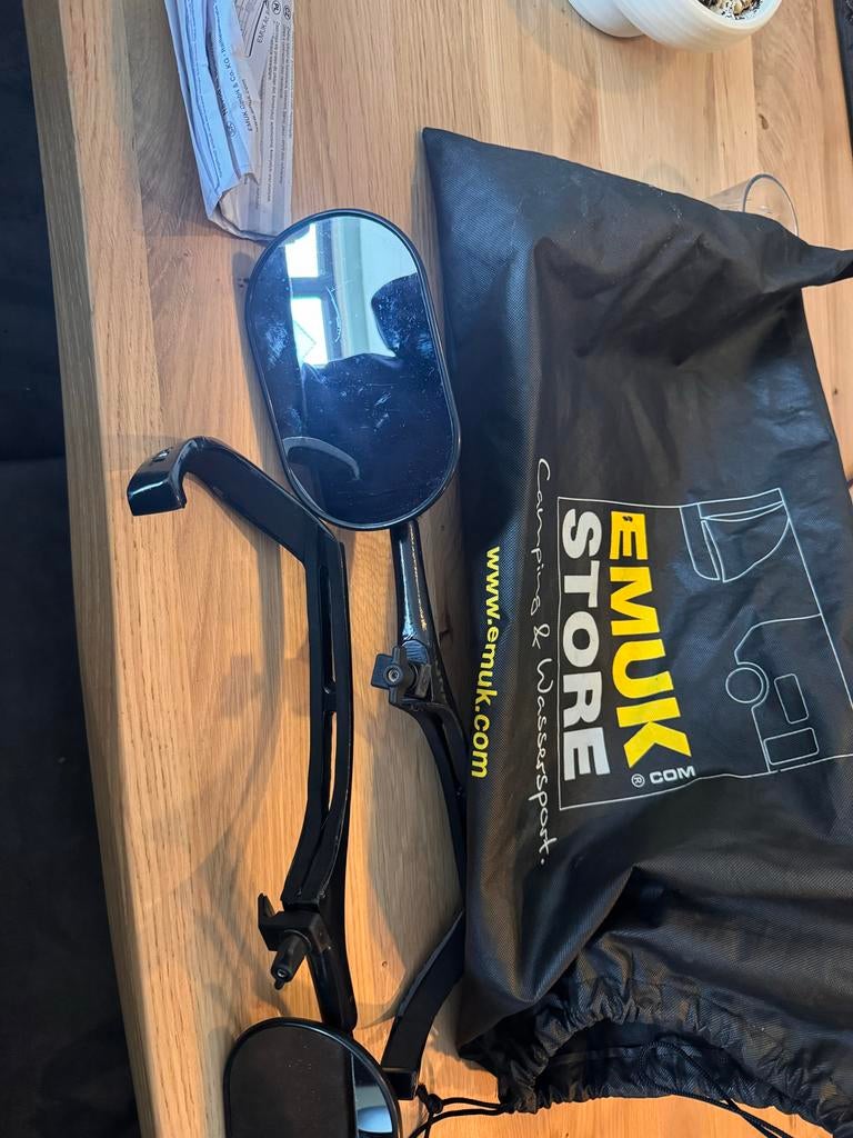Emuk Caravanspiegels voor Audi (type 100708), Auto-onderdelen, Spiegels, Ophalen of Verzenden, Gebruikt, Audi