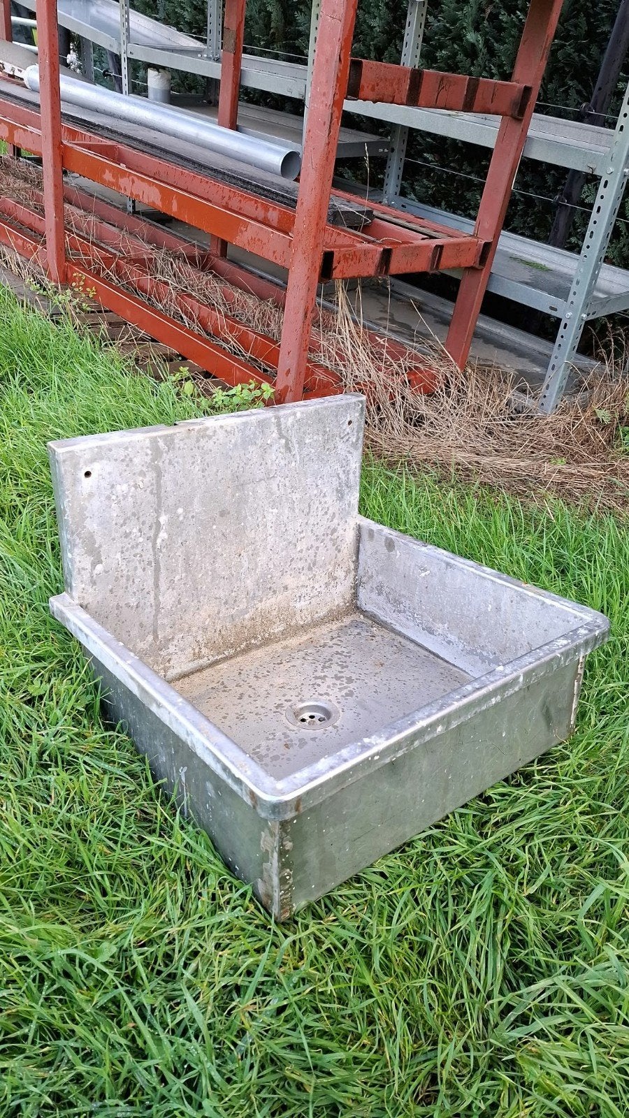 RVS wasbak., Ophalen, Gebruikt