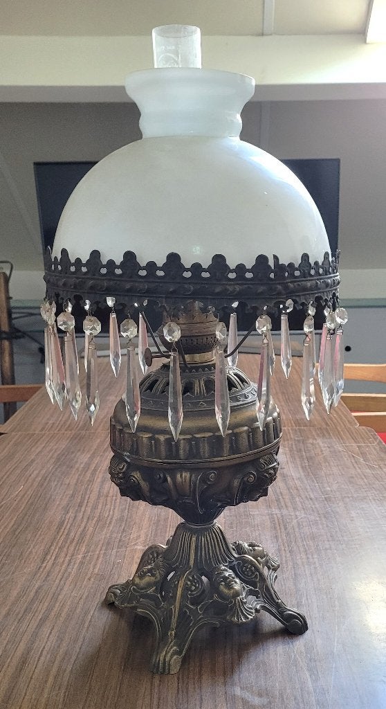 olielamp, Ophalen