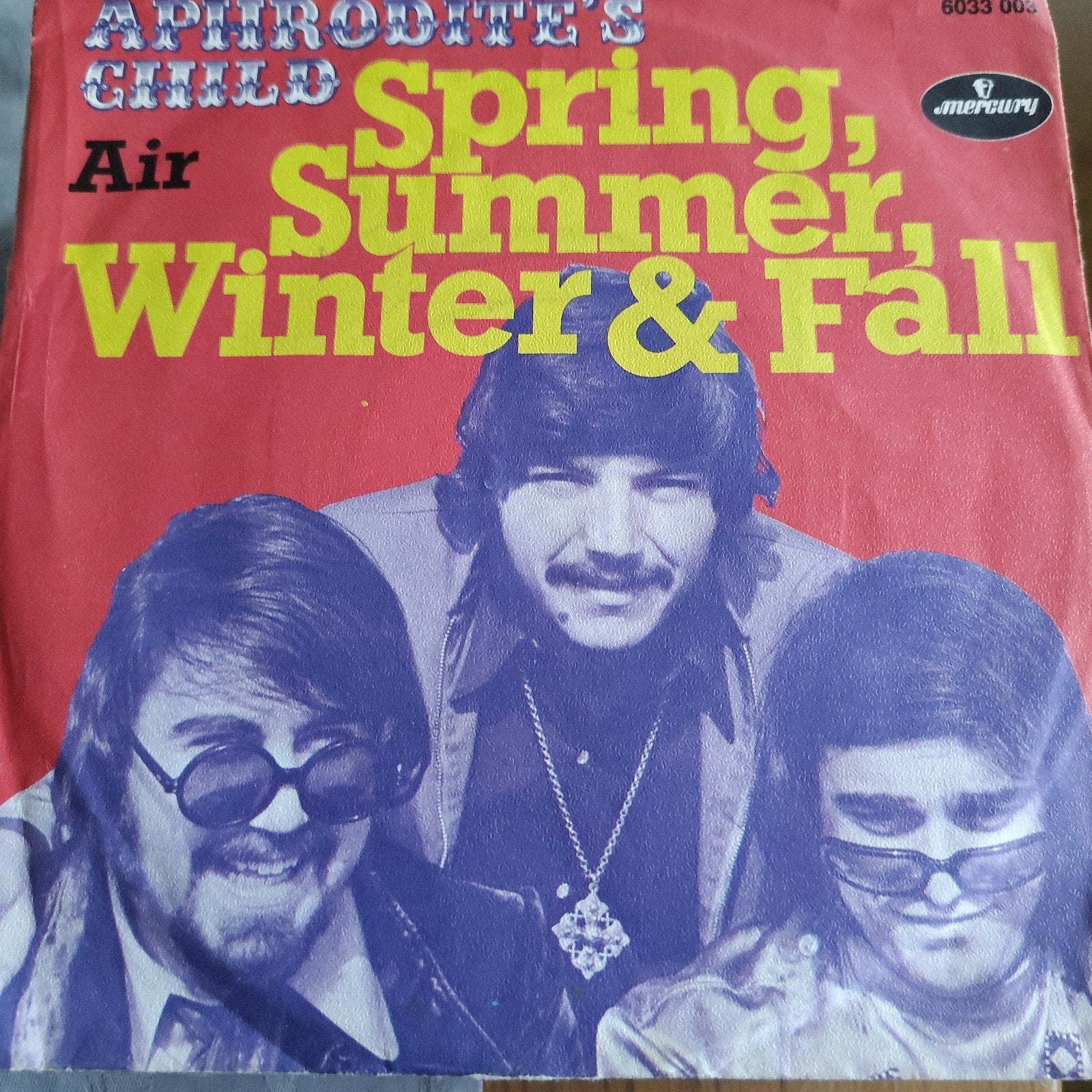 Aphrodite's Child - Spring, Summer, Winter & Fall (Vinyl), Gebruikt, 7 inch, Ophalen of Verzenden, Pop