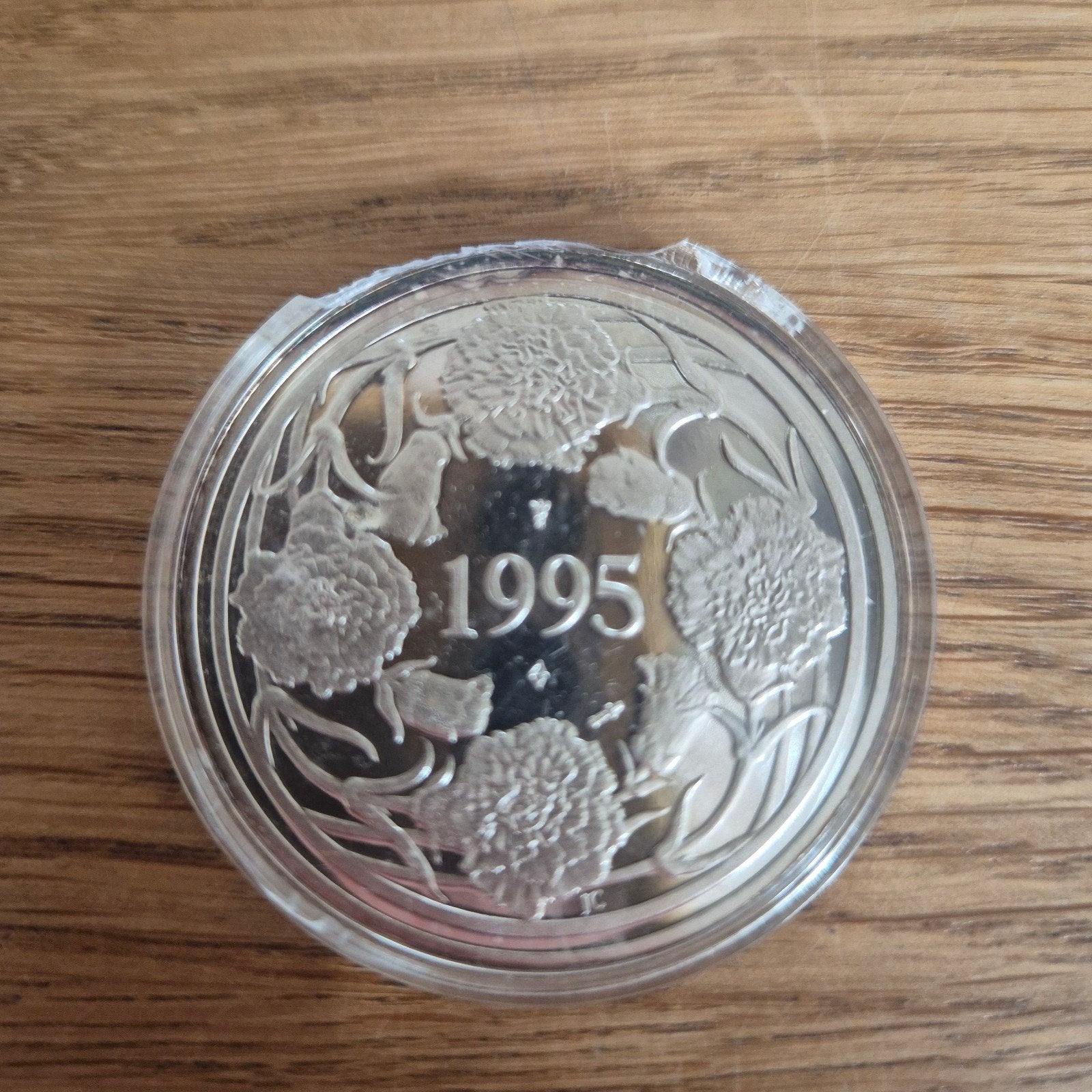 Zilveren munt Prins Bernhard 1995, Koningin Beatrix, Zilver, Losse munt, Overige waardes