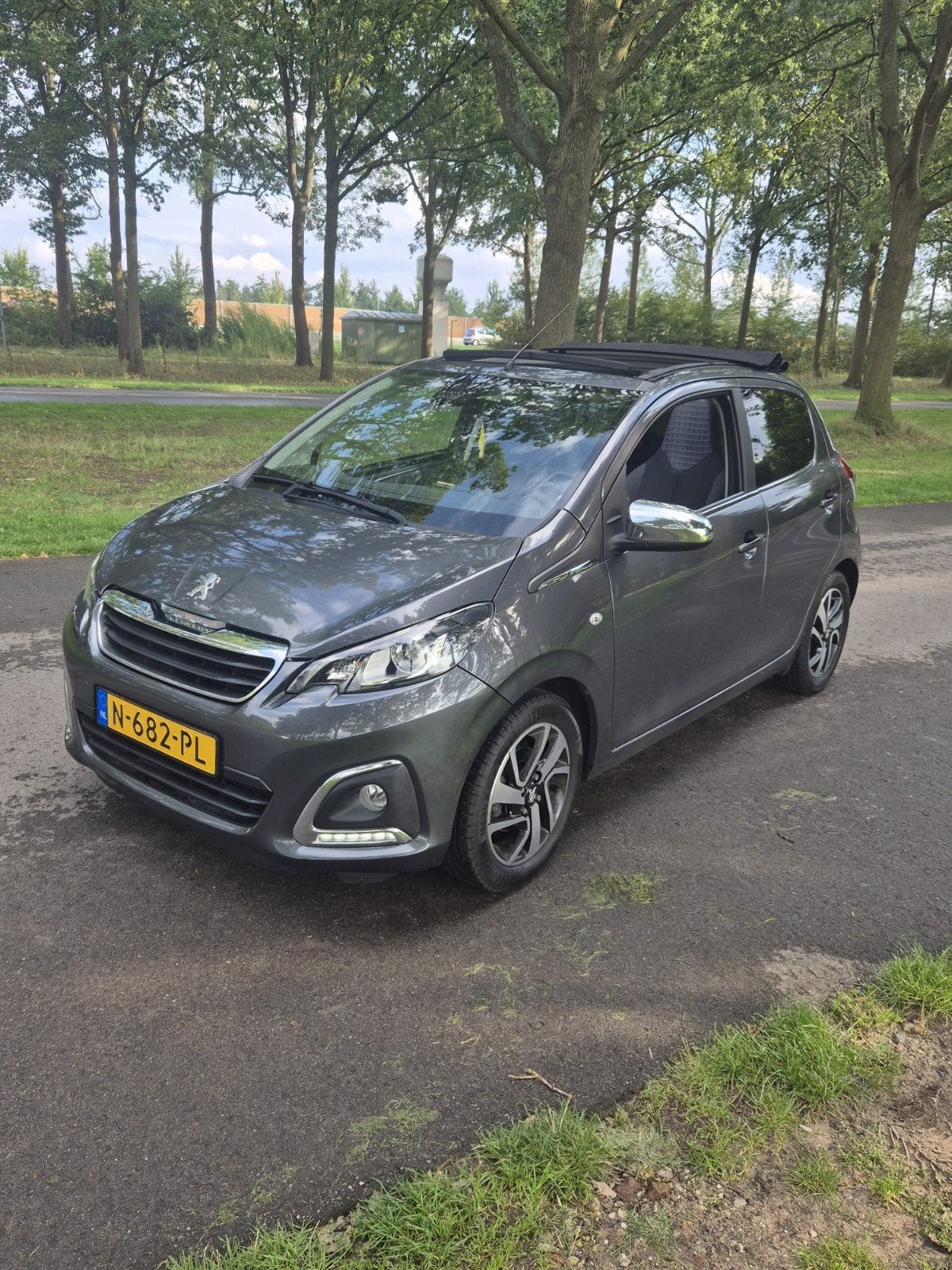 Peugeot 108 Allure TOP Luxe uitvoering  Bj 2021 /NAP/ Cabrio, Auto's, Voorwielaandrijving, Origineel Nederlands, Overige kleuren