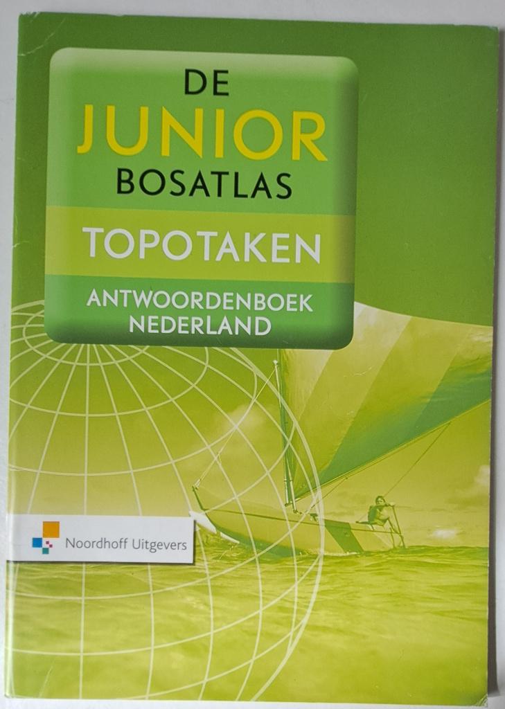 9789001120061 De Junior Bosatlas Topotaken Antw. Nederland, Boeken, Verzenden, Zo goed als nieuw, Overige niveaus, Aardrijkskunde