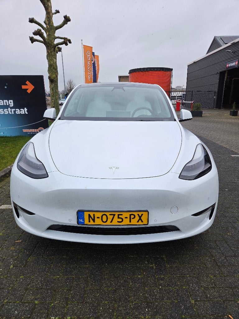 Tesla Model Y long range, Automaat, Wit, Origineel Nederlands, Vierwielaandrijving