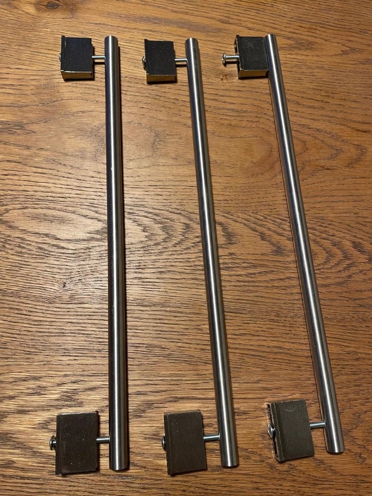 3 handgrepen voor Ikea pax deuren, Ophalen, Minder dan 50 cm, Zo goed als nieuw, Minder dan 25 cm