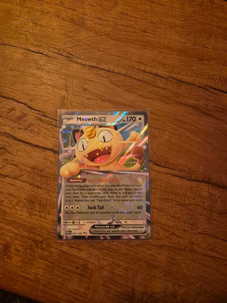 Perfect order meowth ex, Ophalen of Verzenden