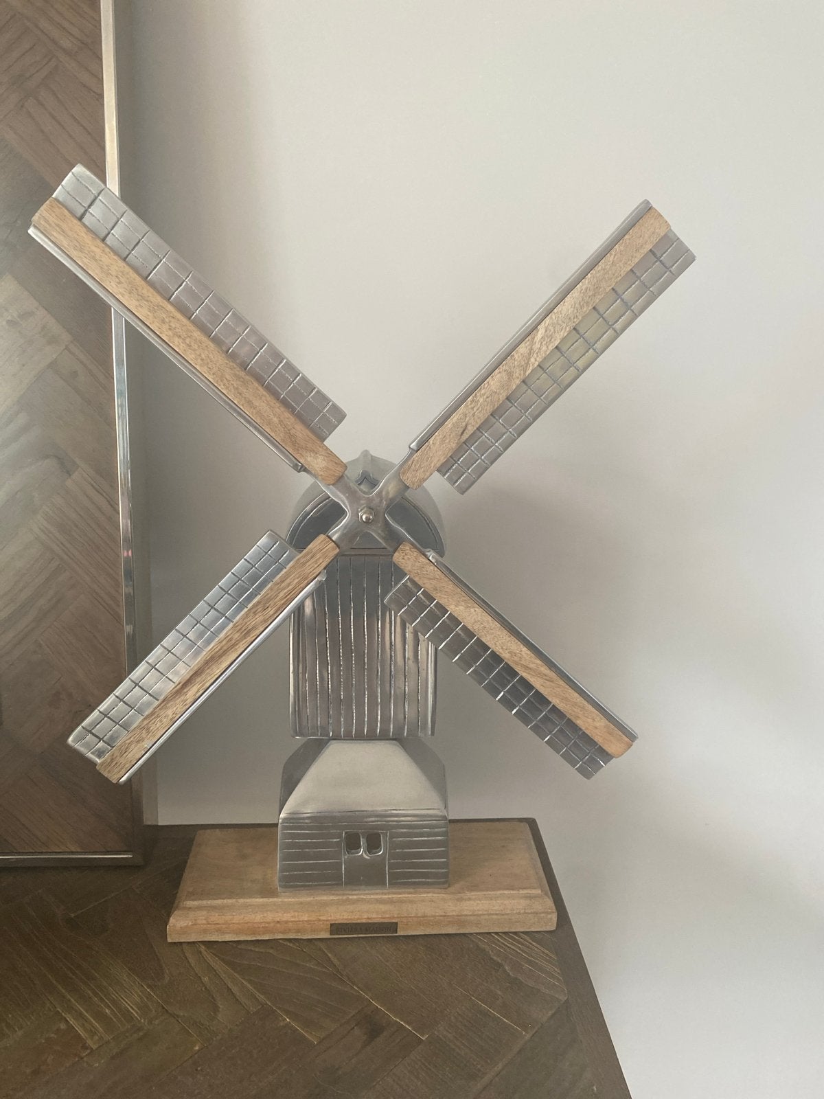 Riviera Maison Windmolen/windmill, Ophalen of Verzenden, Metaal, Zilver, Landelijk