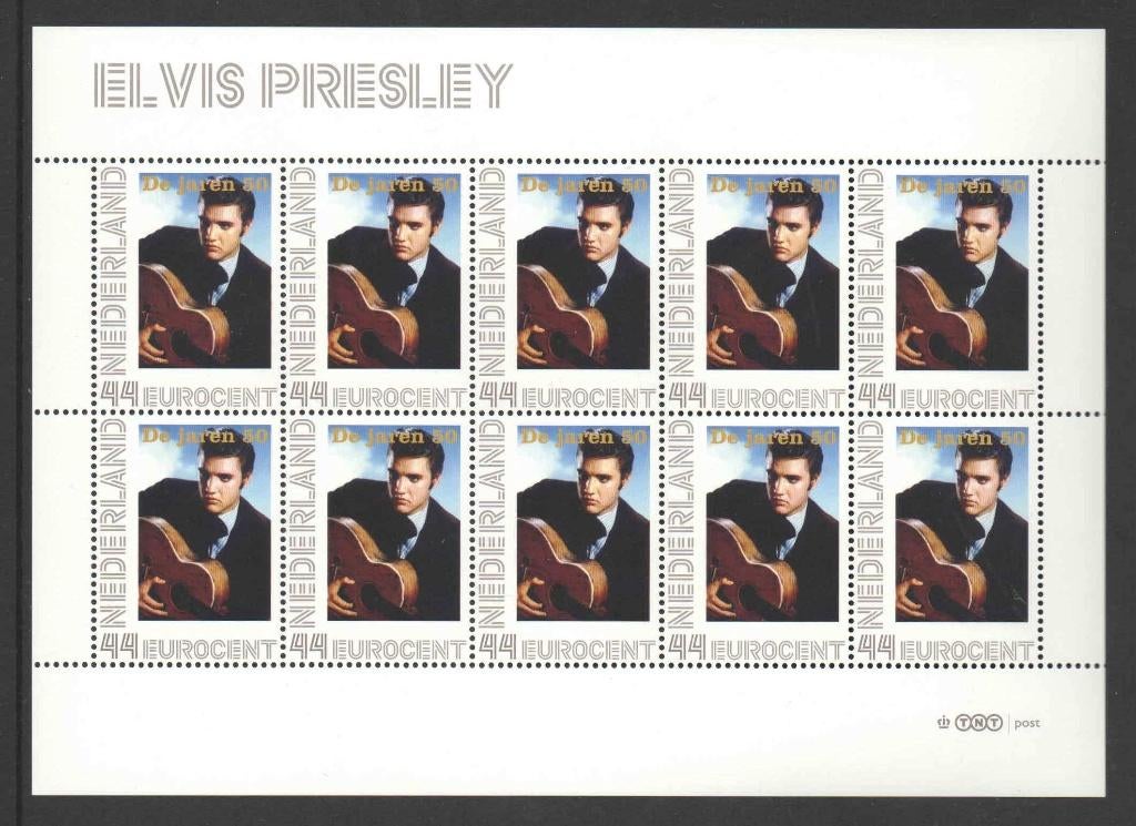 Nostalgie op Postzegels Jaren '50: Elvis Presley, Ophalen of Verzenden, Na 1940, Postfris