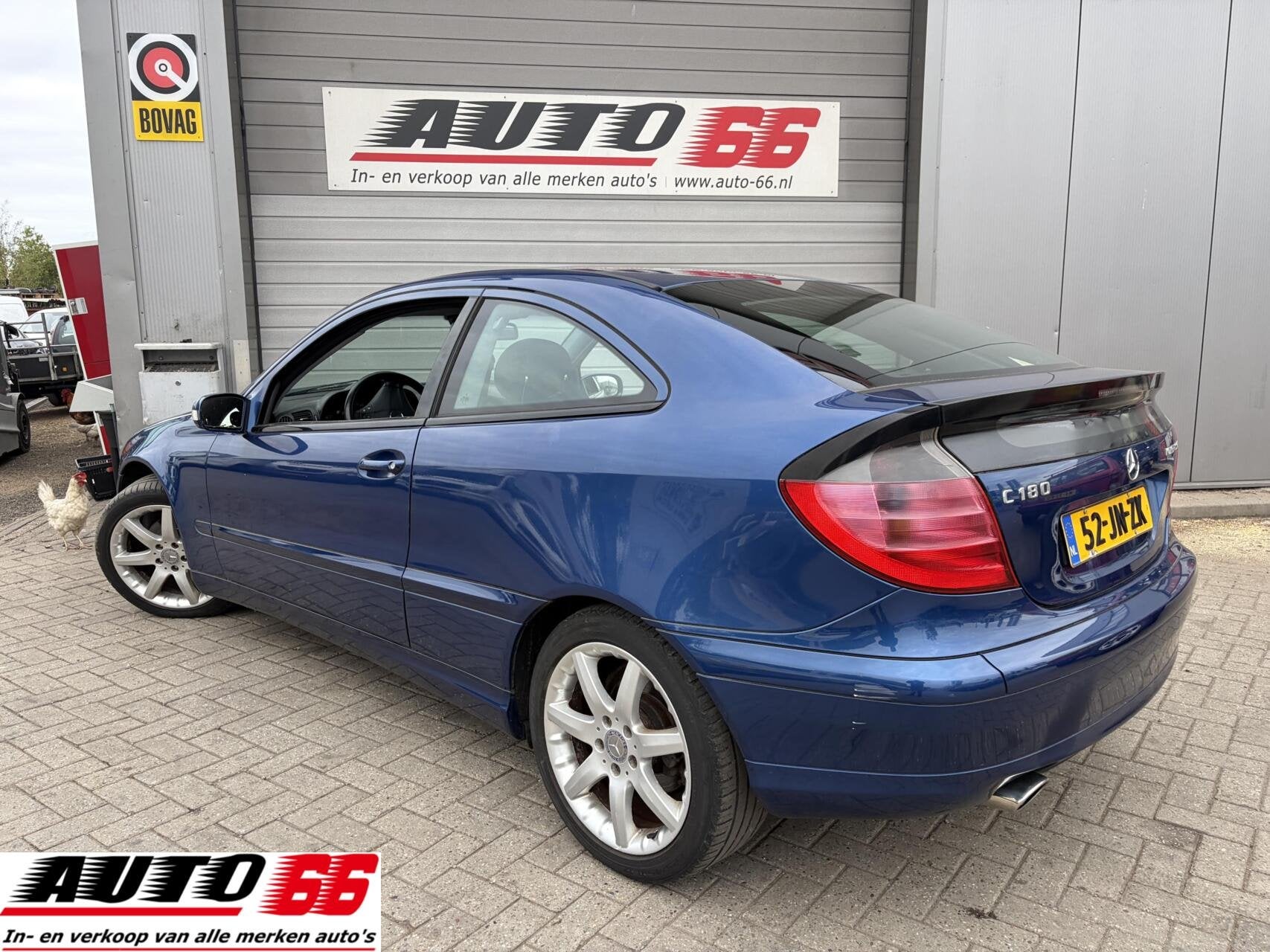 Mercedes C-klasse Sportcoupé 180 K., Auto's, Automaat, Zwart, Met garantie (alle), 1796 cc