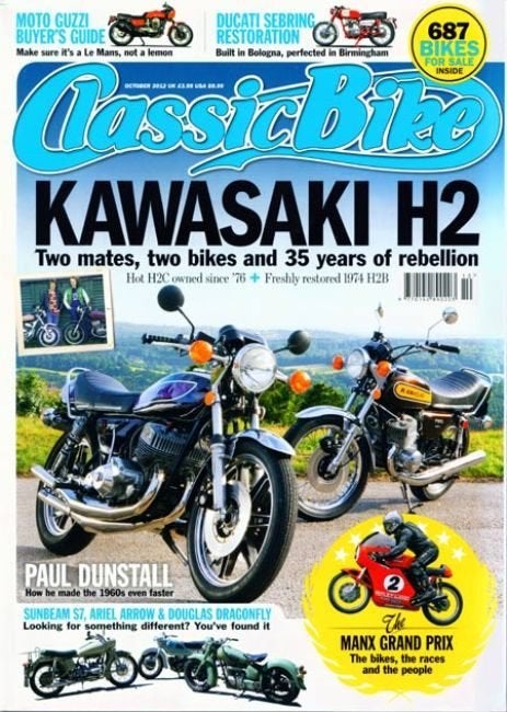 Classic Bike Magazine oktober 2012, Verzenden, Gelezen