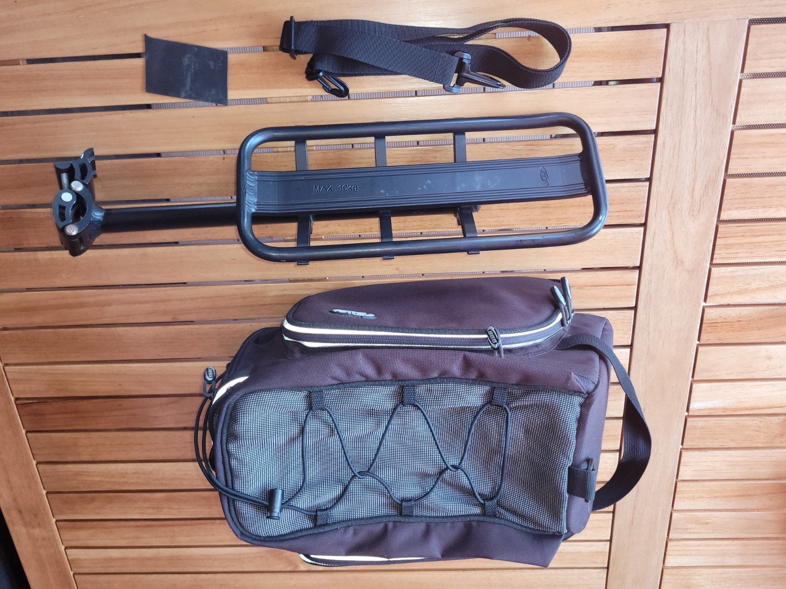 te koop zadelpen bagagedrager met tas van het merk BBB., Ophalen of Verzenden