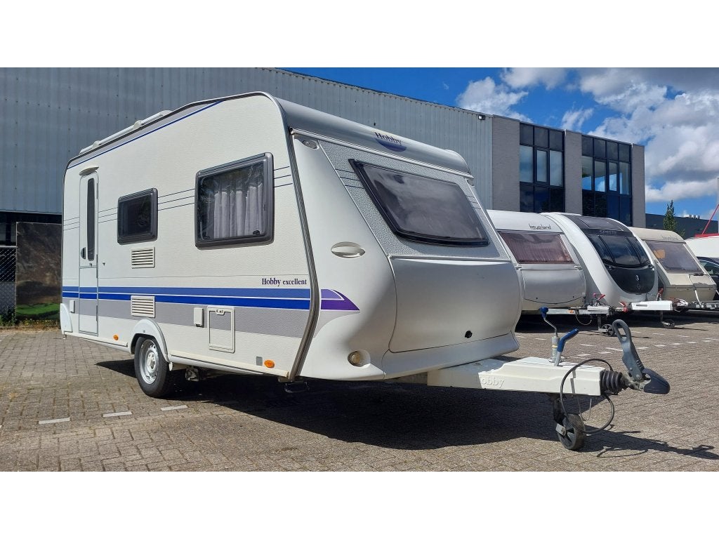Hobby Excellent 440 SF MODEL 2008, MOVER EN MEER, Caravans en Kamperen, Standaardzit, Bedrijf, 4 tot 5 meter, Tot en met 4