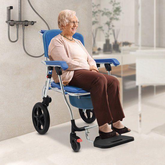 Vouwbare Douchebrancard – Toiletstoel – Rollstoel, Corvance B.V., Verzenden, Nieuw, Corvancebol@gmail.com