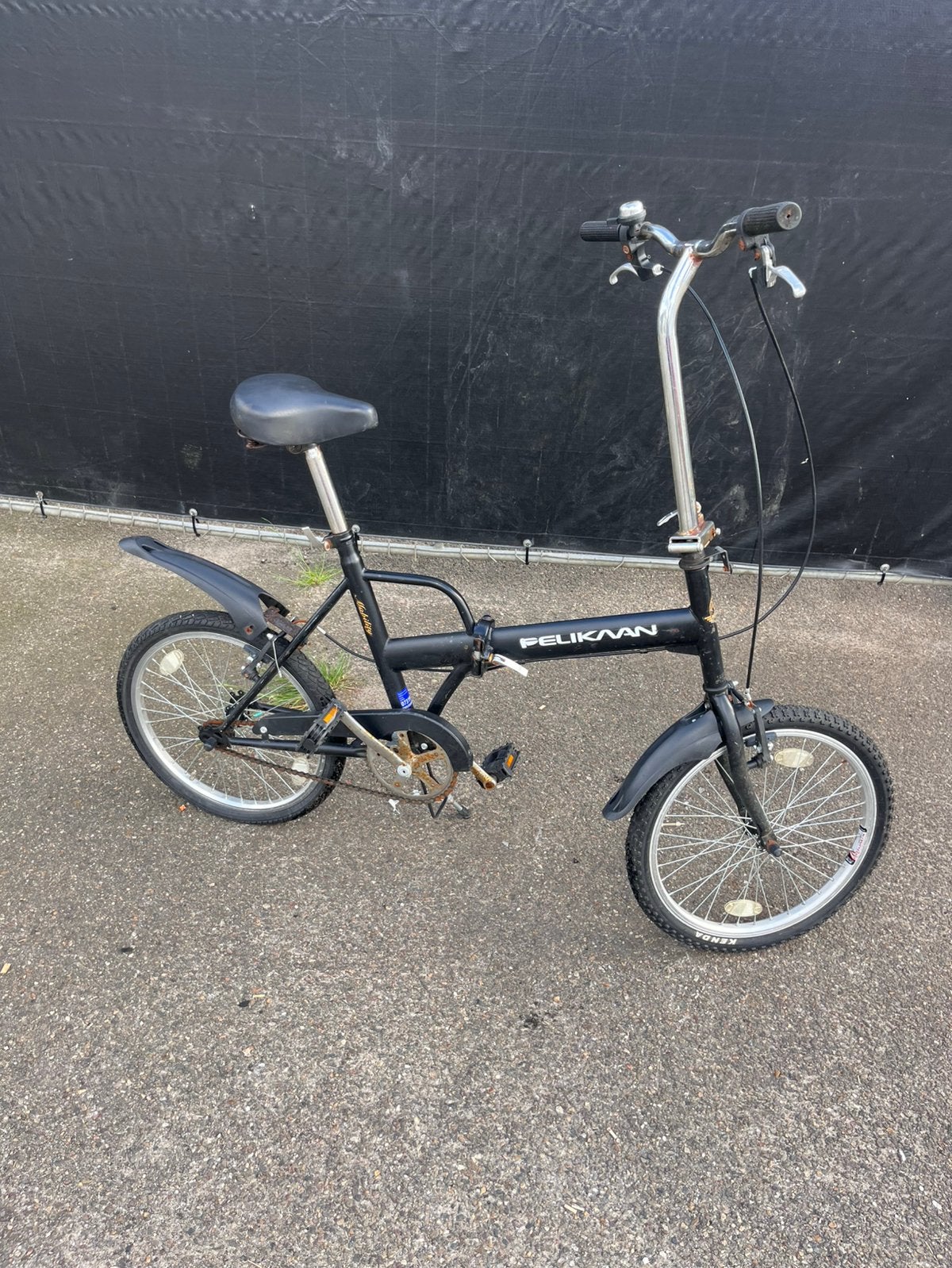 Pelikaan vouwfiets, Ophalen, Gebruikt