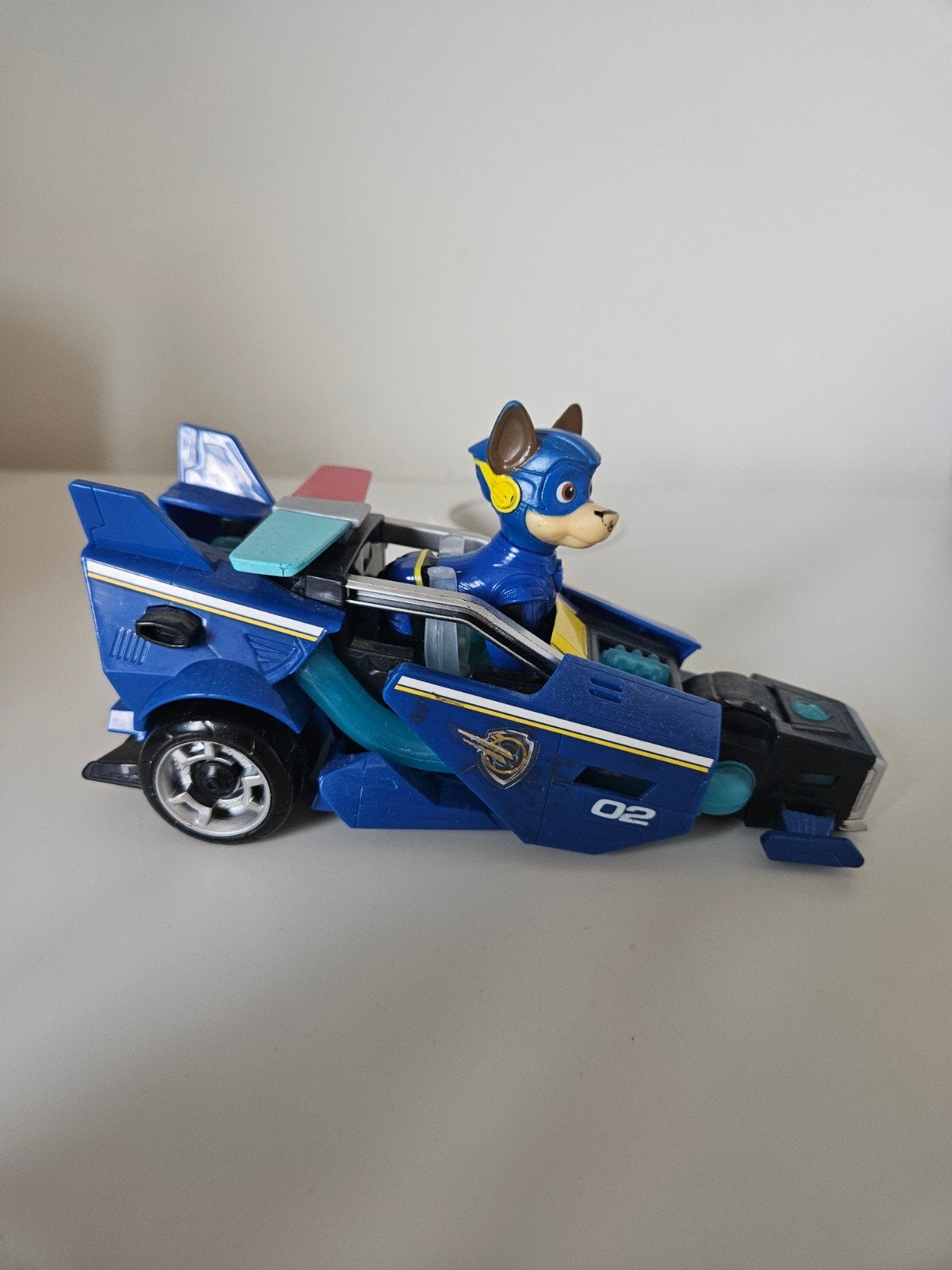 Paw Patrol Chase voertuig met figuur, Ophalen of Verzenden, Gebruikt