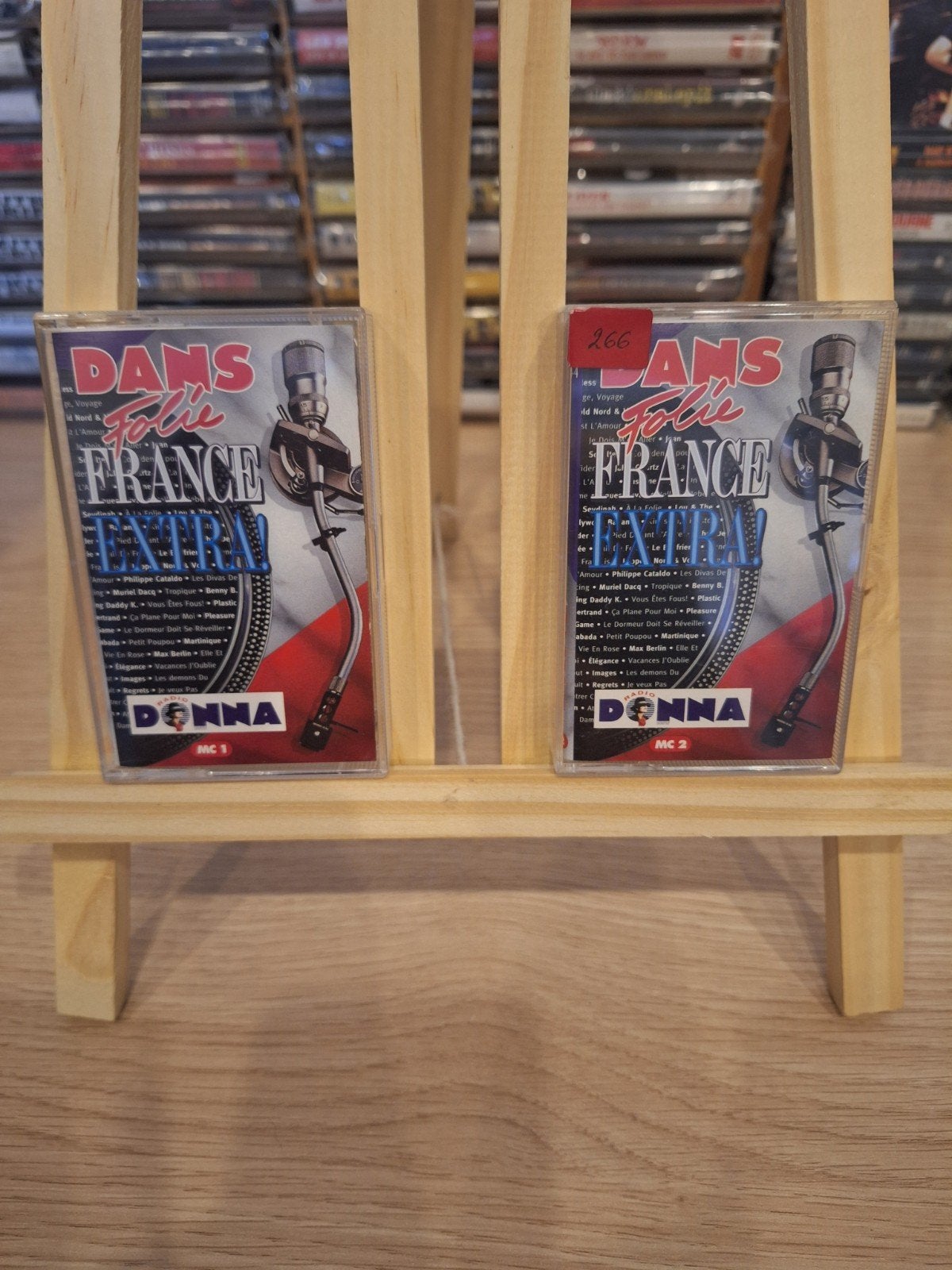 Dans Folie France Extra! MC1 & MC2 Cassettebandjes, Gebruikt, 2 t/m 25 bandjes, Ophalen of Verzenden, Voorbespeeld