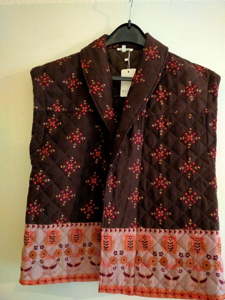 Nieuw dames gilet, Ophalen, Bruin, Nieuw, Kilky paris