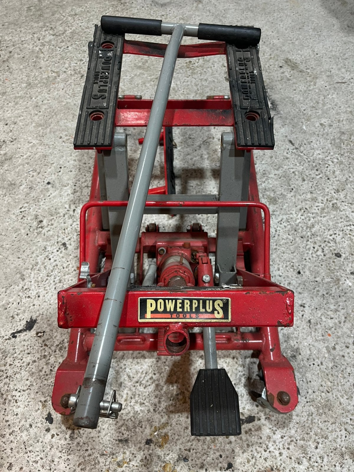 Motorlift motorbrug powerplus, Ophalen